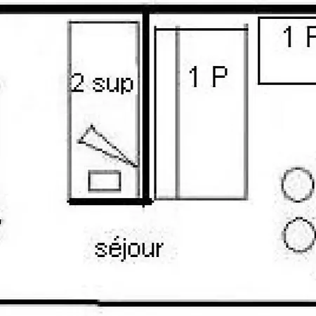 Aime 2000 - 3/4 Pers - Partie Etoile - Plagne Aime 2000 - E09a2 Mae-8404