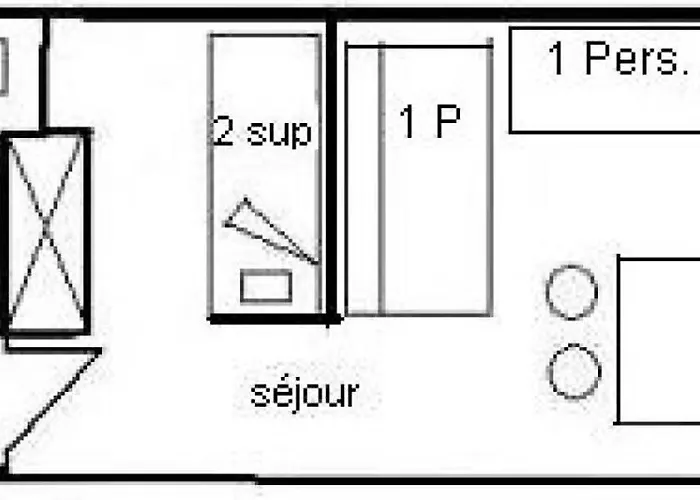 Aime 2000 - 3/4 Pers - Partie Etoile - Plagne Aime 2000 - E09a2 Mae-8404